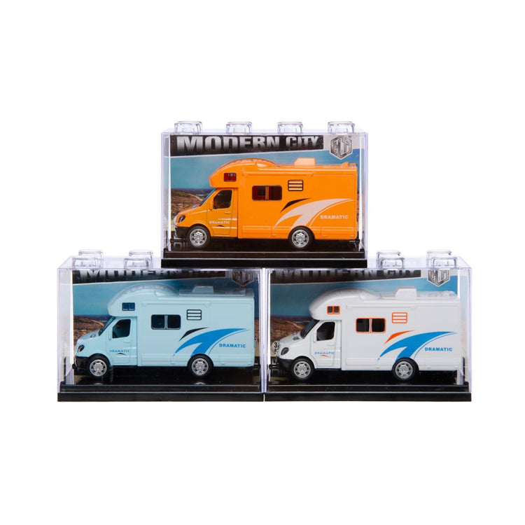 Druckguss-Wohnmobil 10x4x5cm stapelbar
