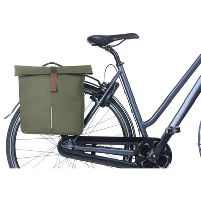 Basilikum Fahrradbeutel Doppelstadt Moos Green Mik 28-32L