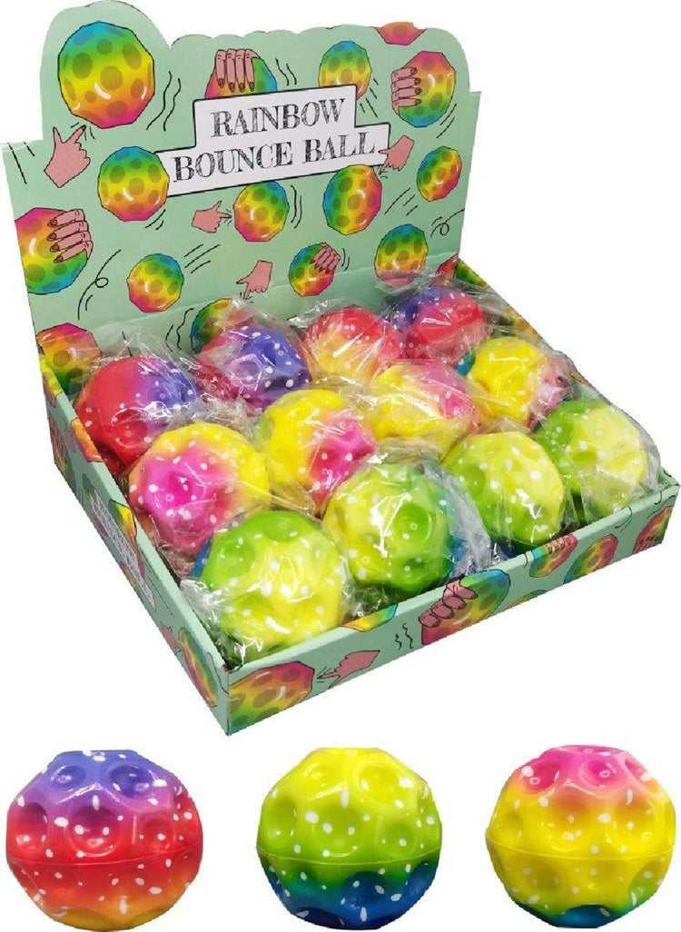 Regenbogen-Super-Hüpfball ø6,5 cm