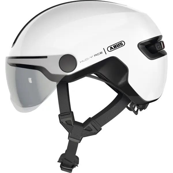 ABUS Helm Hud-y Ace Shiny White S 51-55 cm