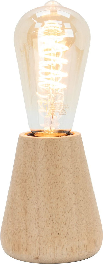 Eglo Asby Tischlampe – E27 – 10 cm – hellbraun – Holz
