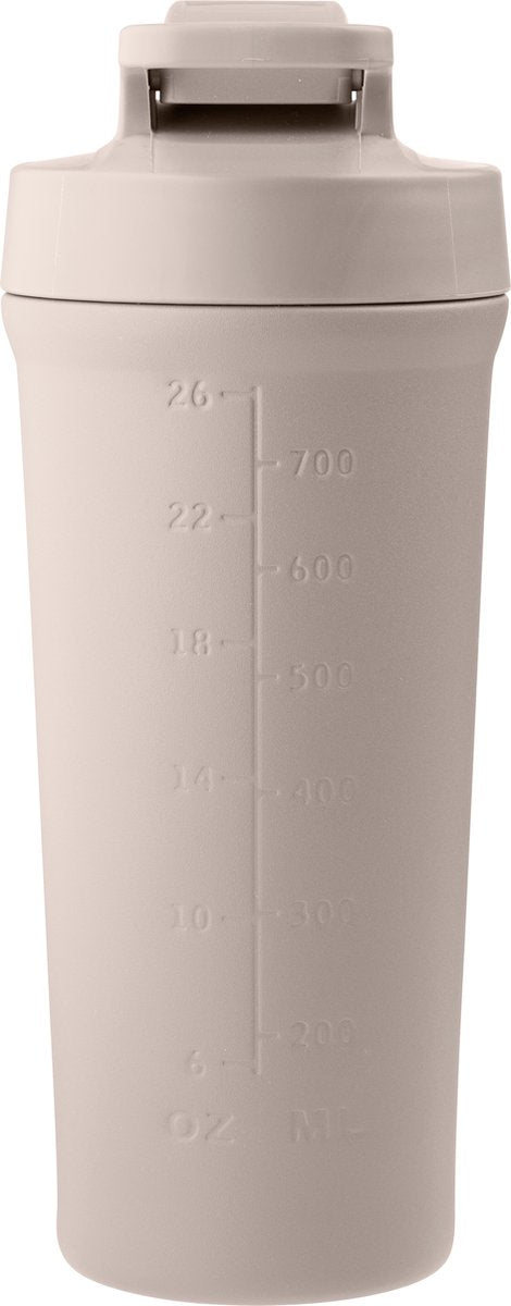 Aya ida - Shaker-Flasche - Trinkflasche - Sport - Fitness - Shake-Becher - 750ml - Cremebeige