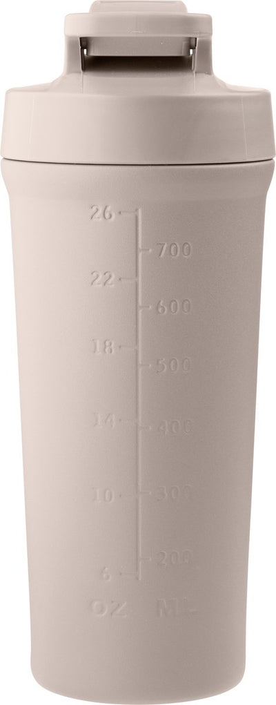 Aya ida - Shaker-Flasche - Trinkflasche - Sport - Fitness - Shake-Becher - 750ml - Cremebeige