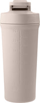 Aya ida - Shaker-Flasche - Trinkflasche - Sport - Fitness - Shake-Becher - 750ml - Cremebeige