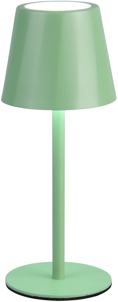 Rl lebe dein Licht Reality Diaz - Tischleuchte - Pistaziengrün - inkl. 1x SMD 1,6 W - 4-Stufen-Touch - stufenlos einstellbare Lichtfarbe - USB-Anschluss - wiederaufladbar - kabellos