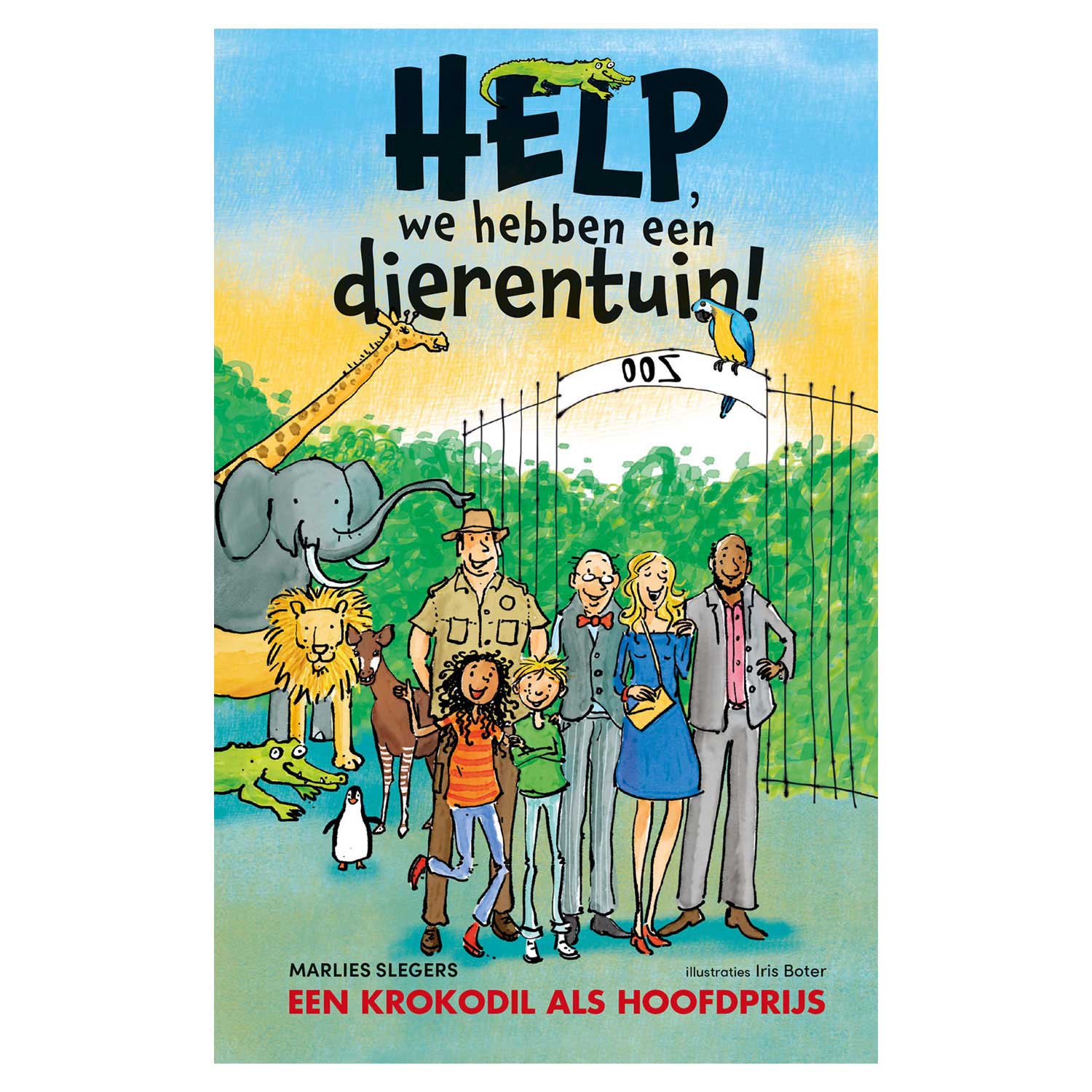Publisher Kluitman Hilfe, wir haben einen Zoo! ein Krokodil als Hauptpreis