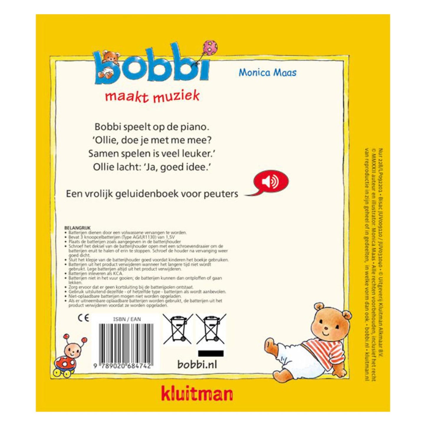 Herausgeber Kluitman Sound Book Bobbi macht Musik