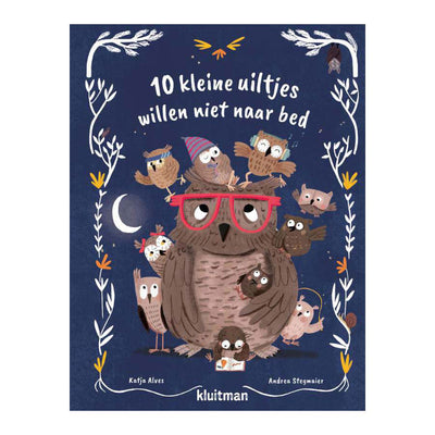 Verleger Kluitman Bilderbuch „10 kleine Eulen wollen nicht ins Bett gehen“.
