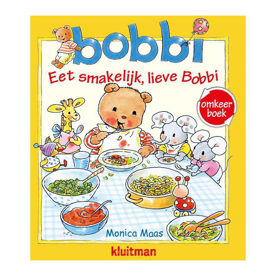 Uitgeverij Kluitman Umkehrung: Guten Appetit, gute Nacht, lieber Bobbi