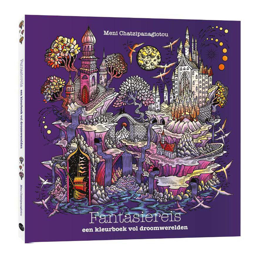 Herausgeber Kluitman: Fantasy-Reise-Malbuch