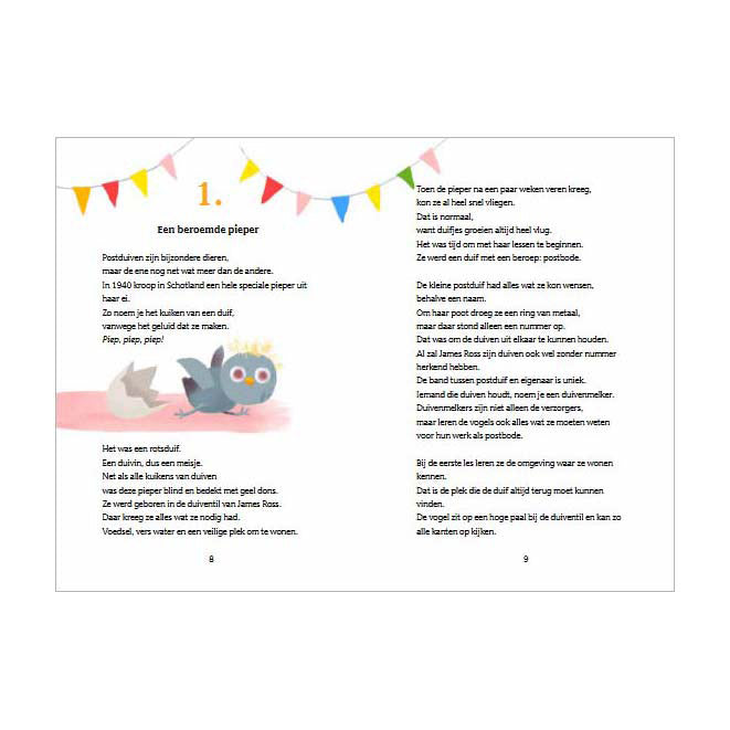 Verleger Kluitman Winkie, die harte Brieftaube
