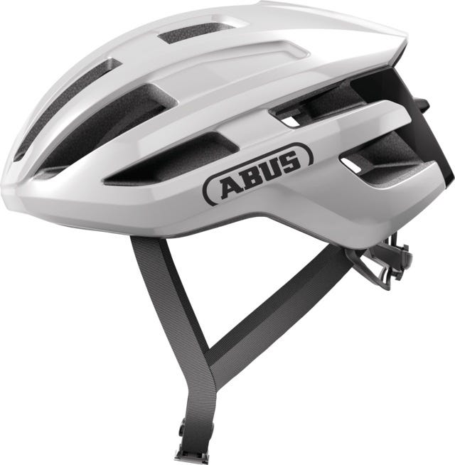 Abus Helm Powerdome glänzend weiß