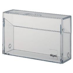 Visitenkartenbox Sigel VA110 glasklar