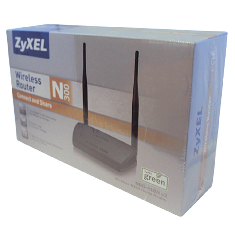 Zyxel Zyxel NBG418N V2 Wireless Router 300 Mbit / s schwarz