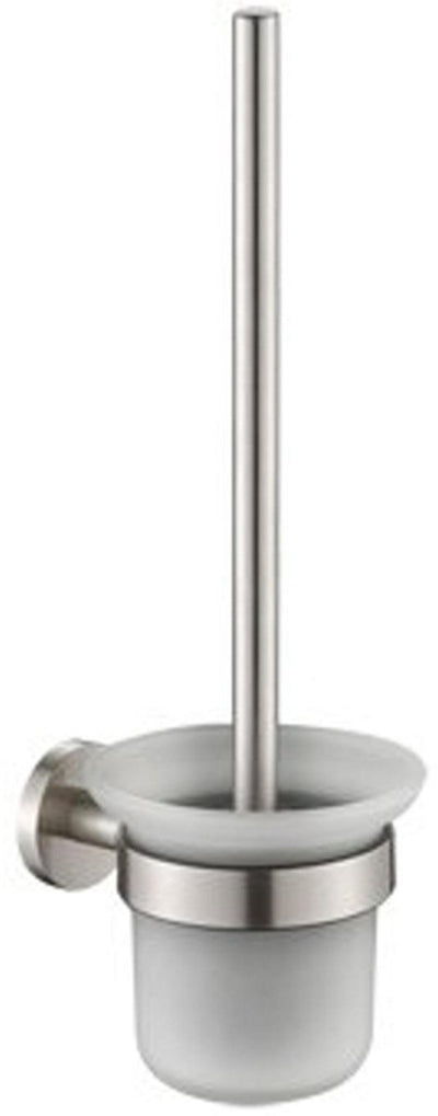 Plieger Vigo WC-Bürste – WC-Bürste mit Glashalter – Wandhalter – 10 Jahre Garantie – Chrom gebürstet