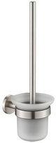 Plieger Vigo WC-Bürste – WC-Bürste mit Glashalter – Wandhalter – 10 Jahre Garantie – Chrom gebürstet