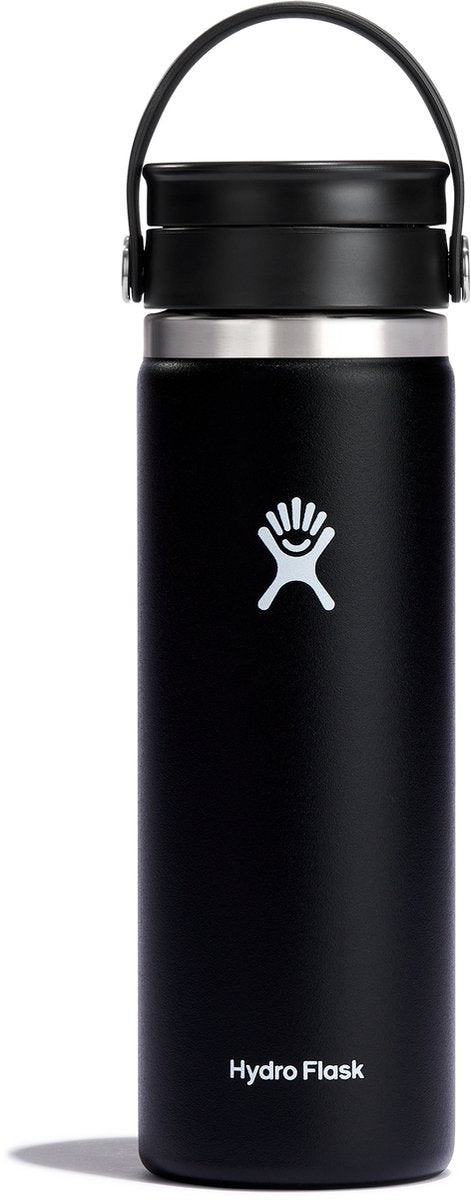 Hydro Flask Wide Flex Trinkflasche (590 ml) – Schwarz