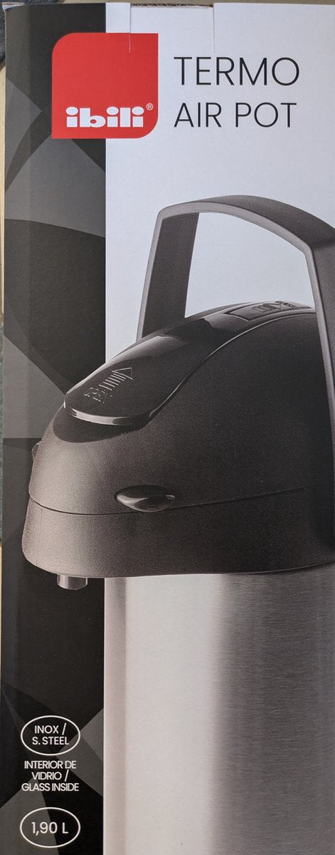 Ibili Thermo Air Pot 1,9 Liter Edelstahl