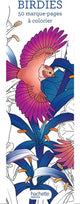 Hachette Heroes 50 Lesezeichen Birdies zum Ausmalen, Seiten Birdies – zum Ausmalen für Erwachsene