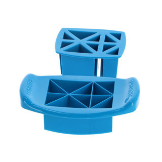 Grundlegende Funbites Eiswürfel Form Dreiecke Blau
