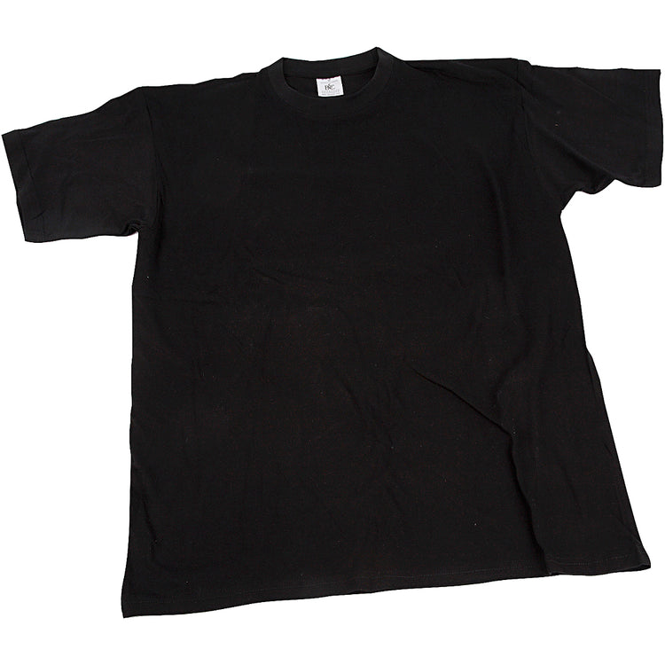 Creativ Firmen-T-Shirts, B: 32 cm, Größe 3-4 Jahre, Rundhals, 145 g, Schwarz, 1 Stück