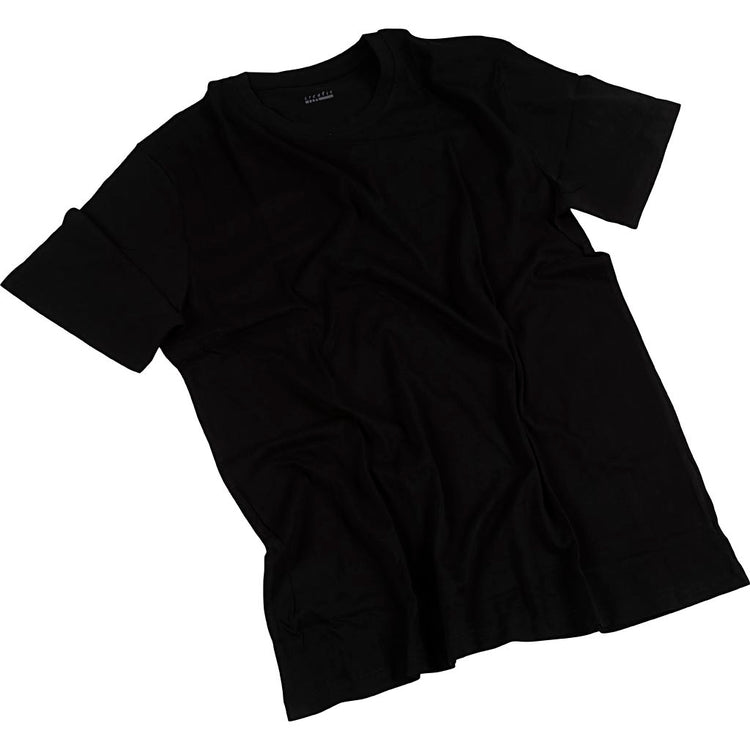Creativ Firmen-T-Shirts, B: 60 cm, Größe XX-Large, Rundhalsausschnitt, 145 g, schwarz, 1 Stück