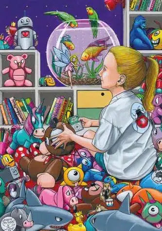 Puzzle des Mädchens im Kindergarten 300 xl Stücke