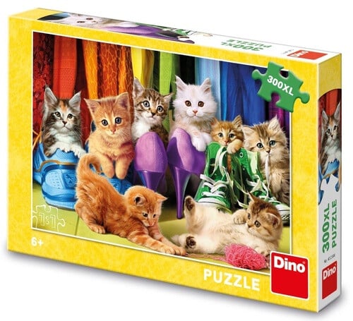 Katzen Puzzle 8 süße Muschi 300 Stück