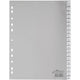 Tabs langlebig 6443 Polypropylen A4 230 x 297 mm grau 20 Tabs