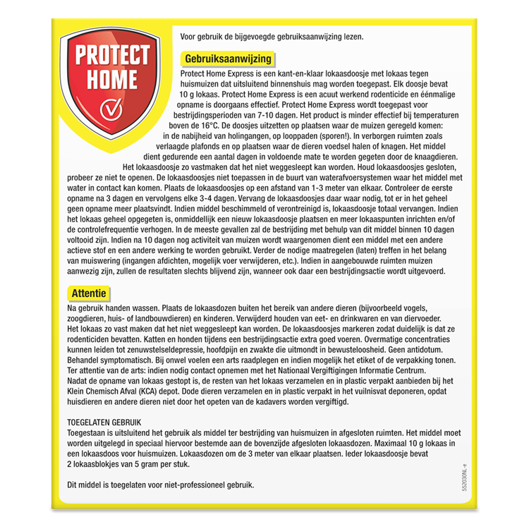 Pro-tect 1066307 - Express-Mäusemittel 2 Stück | 2 Stk