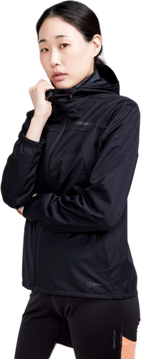 Craft Adv Essence Hydro Jacket W Damen-Sportweste – Schwarz