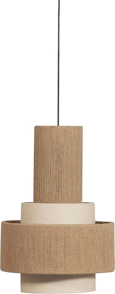 Woood Pelle Hängelampe - Seil - Natur - 56x38x38
