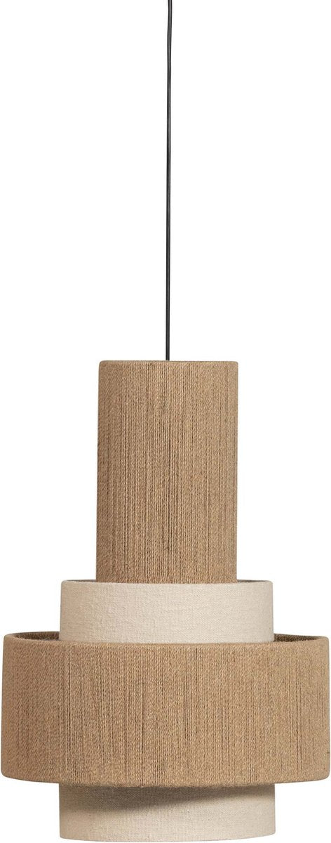 Woood Pelle Hängelampe - Seil - Natur - 56x38x38
