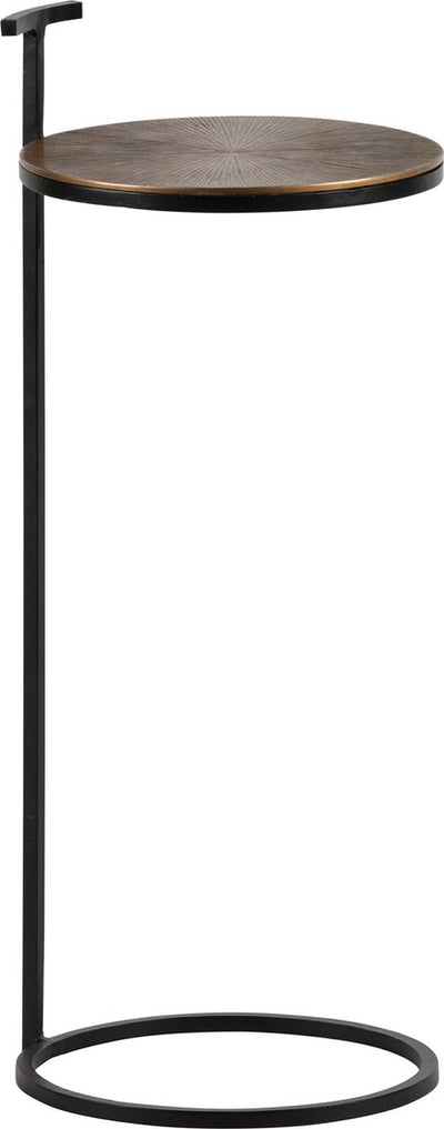 Woood Position Beistelltisch – Metall – antikes Messing – 64 x 26 x 26