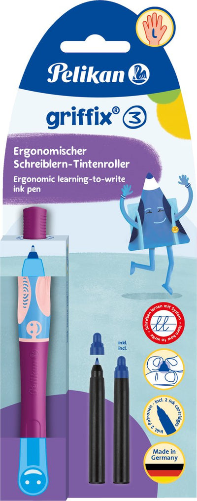Herlitz Pelikan Tintenschreiber Griffix - Linkshänder - Sweet Berry