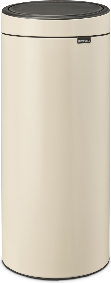 Brabantia Touch Bin Abfallbehälter – 30 Liter – sanftes Beige