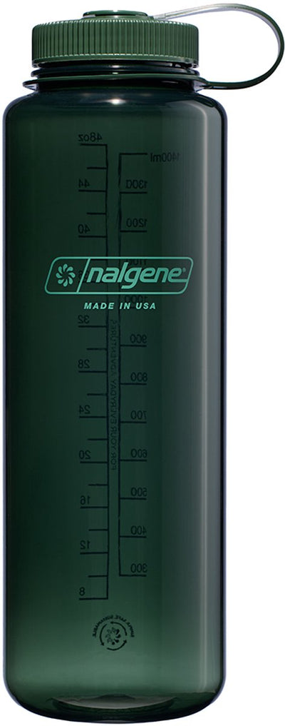 Nalgene – Weithalsflasche – Trinkflasche – Wasserflasche – auslaufsicher – 1500 ml – BPA-frei – Sustain – Jade