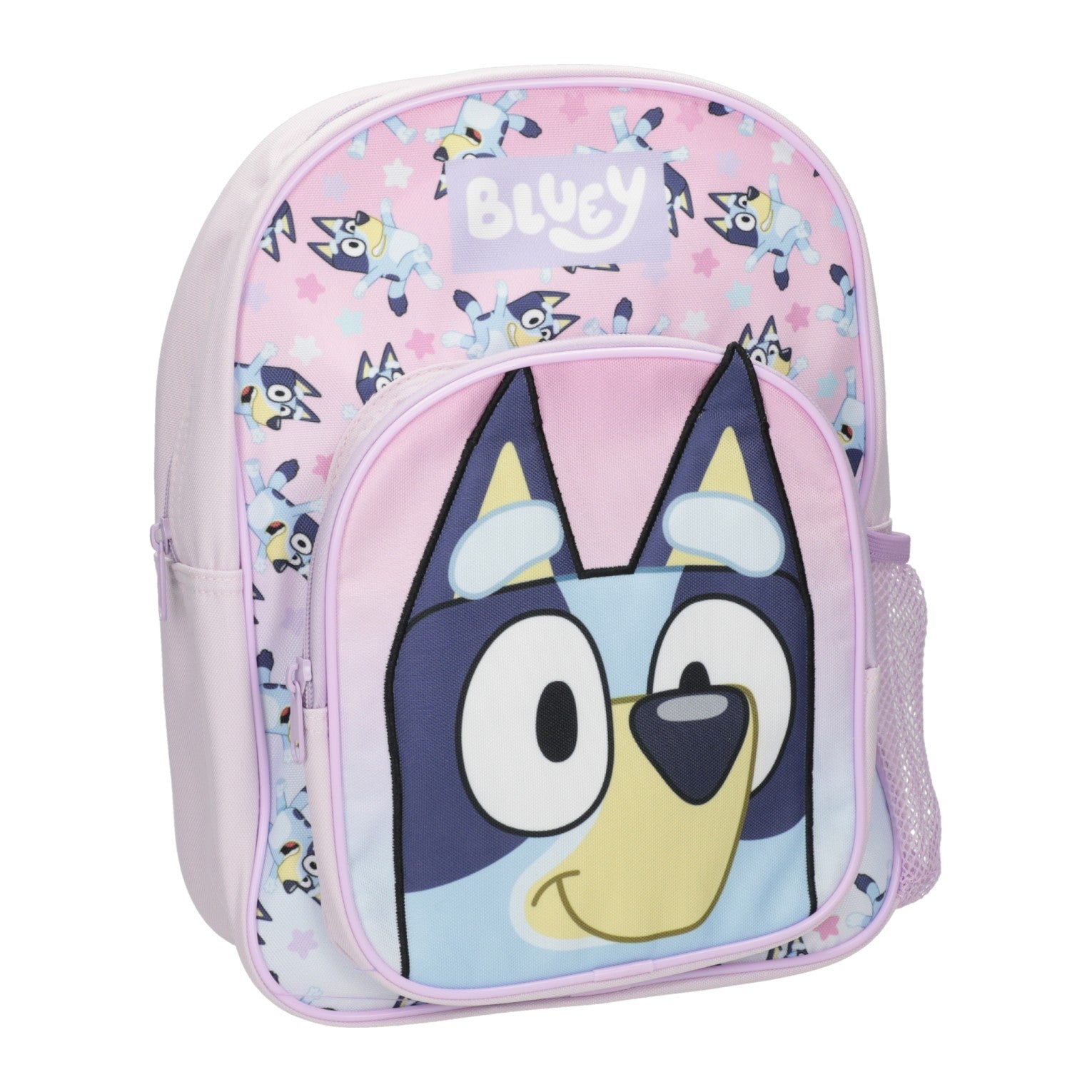 Rucksack mit Bluey Pink Fronttasche