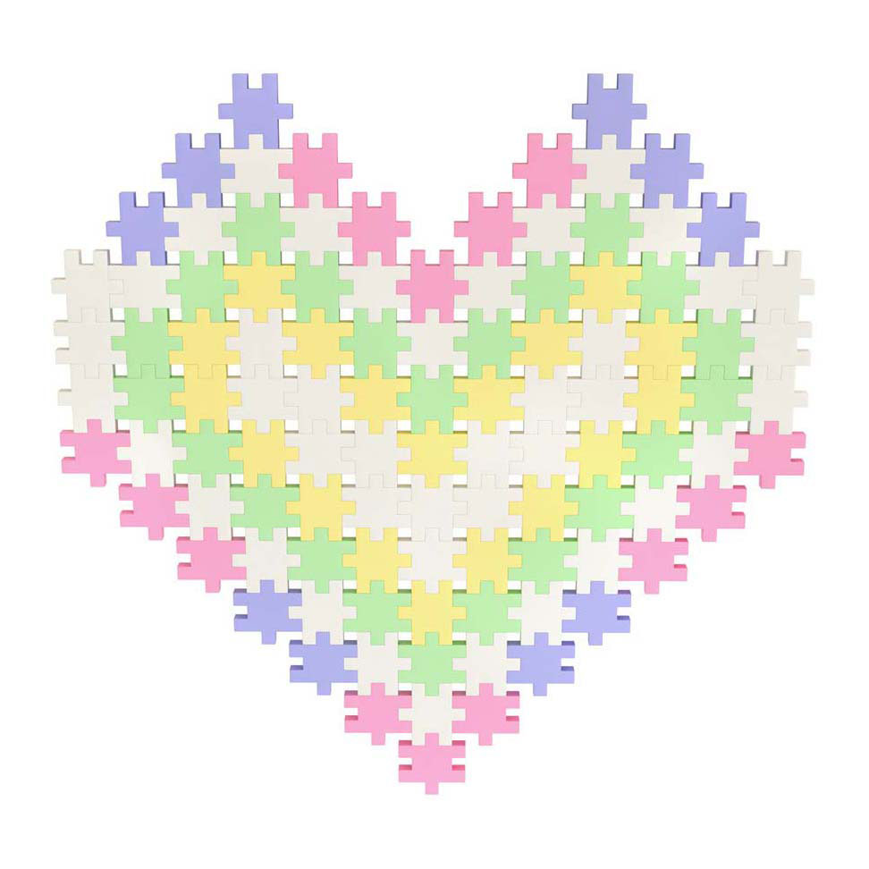 Meli minis Pastellbausteine, 400 Stk.