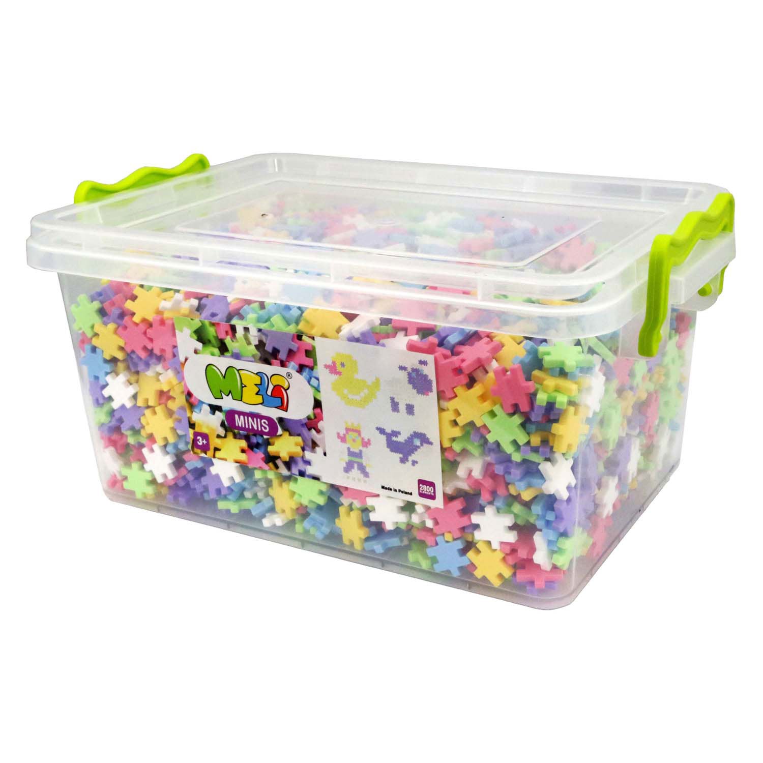 Meli minis Pastellbausteine, 2800 Stk.