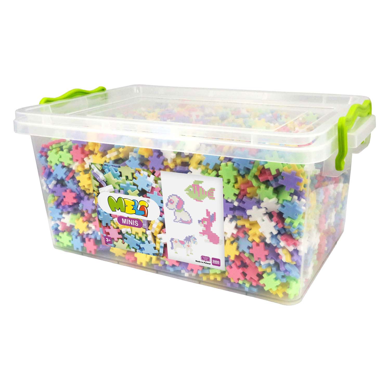 Meli minis Pastellbausteine, 5000 Stk.