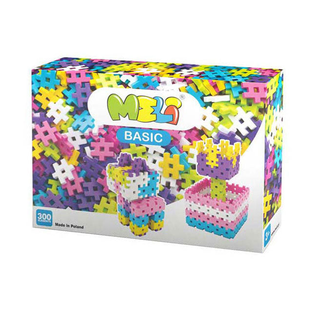Meli Basic Pink Bausteine, 300 Stk.
