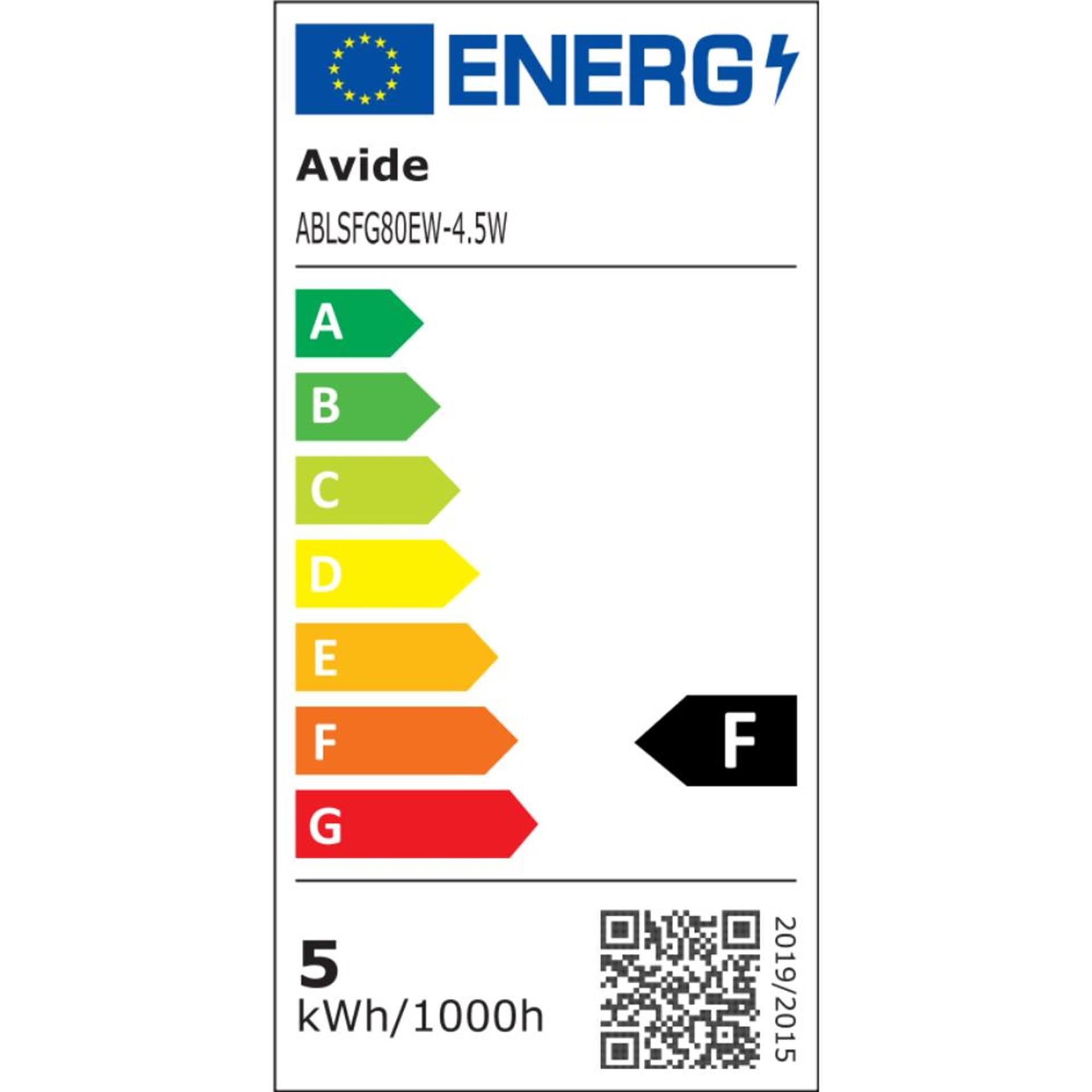 Avide LED-Lampe 4,5 W E27 2700 K 400 lm