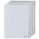 Tabs Kangaro PP G100cm A4 120 Mikron grau 4-Serie 1-100 23-Loch bedruckt