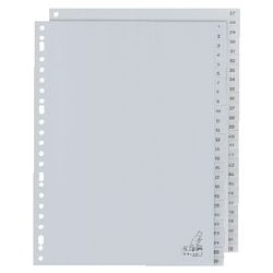 Kangaro-Tabs A4 23 Ringe Nummern 1-52