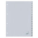 Tabs Kangaro G420C PP A4 120 Mikron grau 20 Teile 1-20 4-Loch bedruckt