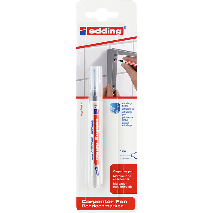 Edding Zimmermannsstift 488501 schwarz 0,7 - 1 mm