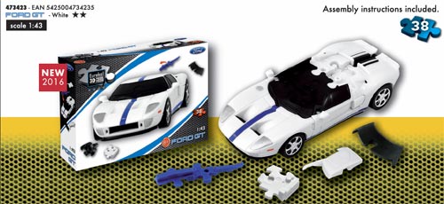 3D -Rätsel eines Ford GT 38 -Teile