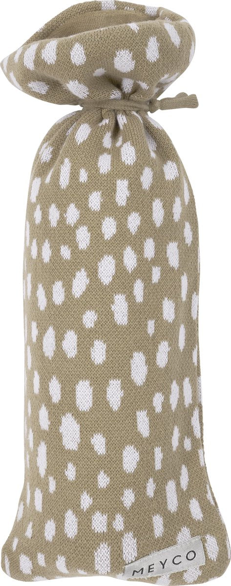 Meyco Baby Cheetah Wärmflaschentasche – Taupe