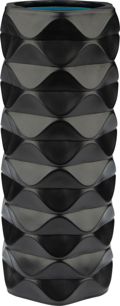Avento Massagerolle - Schaumstoff - Welle - Schwarzblau
